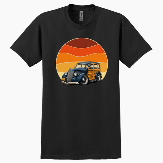 1S3773 (CA) T-Shirt - Woodie Sunrise