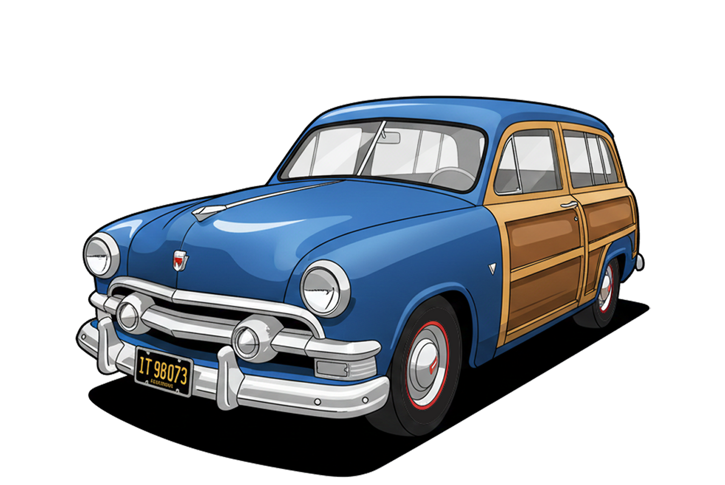 1T98073 (CA) T-Shirt - Tropical Woodie