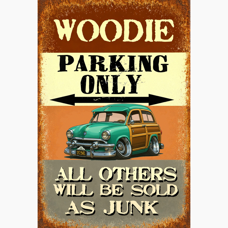 1Y2941 (CA) Sign - Woodie Parking Only II