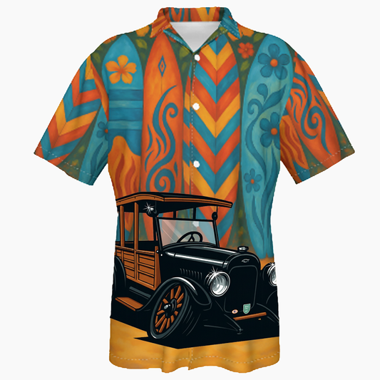 200001 (XX) Hawaiian Shirt - Surfboard
