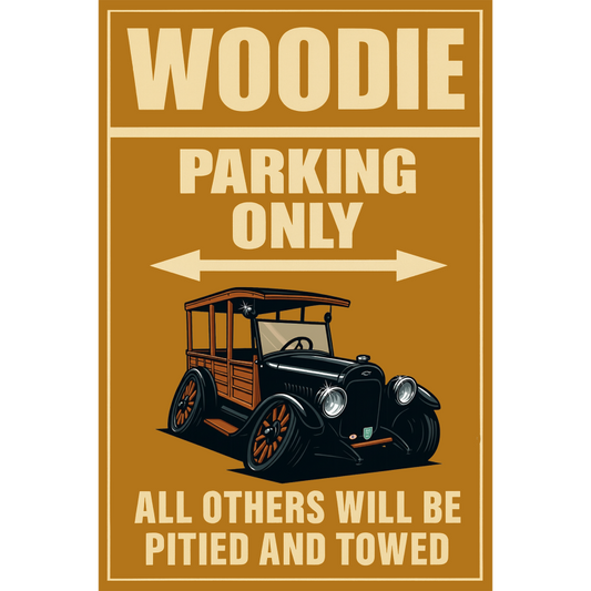 200001 (XX) Sign - Woodie Parking Only