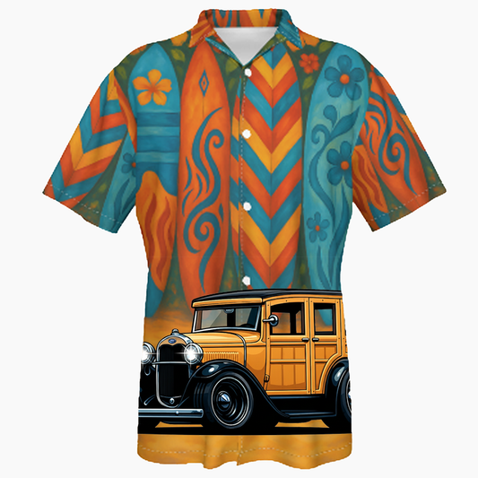 200002 (XX) Hawaiian Shirt - Surfboard