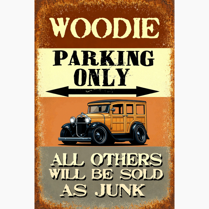 200002 (XX) Sign - Woodie Parking Only II