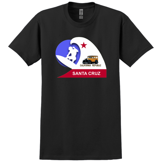 200002 (XX) T-Shirt WoW Santa Cruz California Surfer