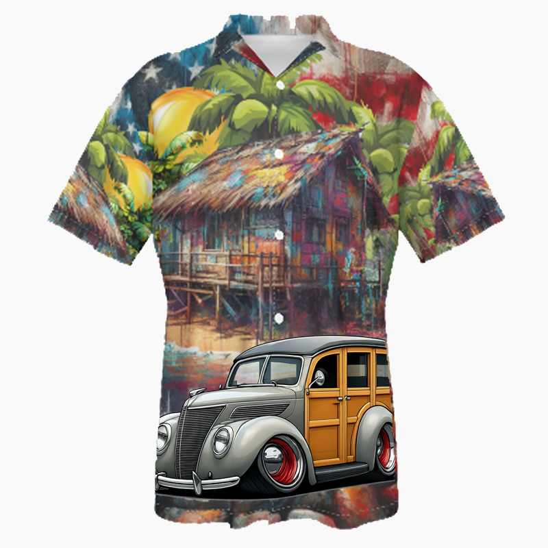 200003 (XX) Hawaiian Shirt - Patriotic