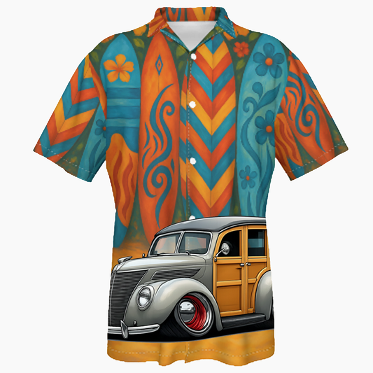 200003 (XX) Hawaiian Shirt - Surfboard