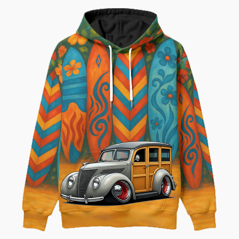 200003 (XX) Woodie Hoodie - Surfboard