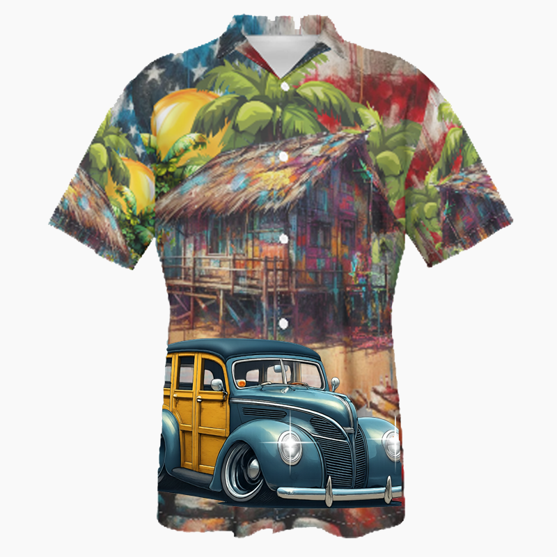 200004 (XX) Hawaiian Shirt - Patriotic