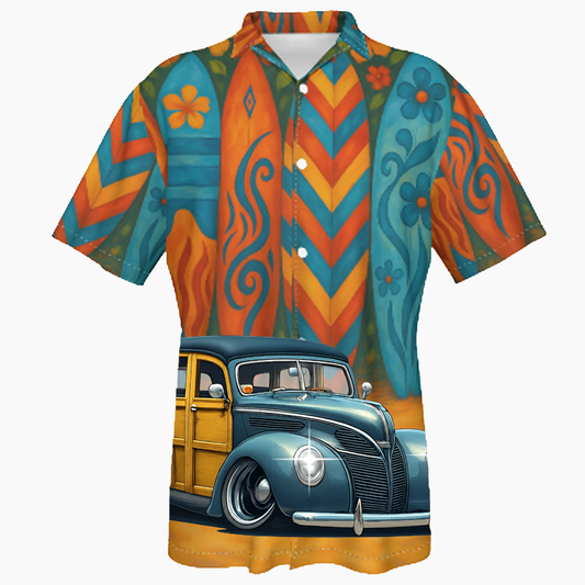 200004 (XX) Hawaiian Shirt - Surfboard