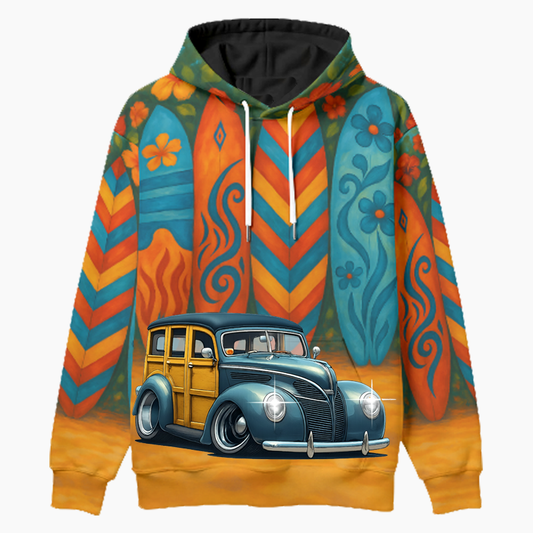 200004 (XX) Woodie Hoodie - Surfboard