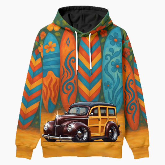 200005 (XX) Woodie Hoodie - Surfboard