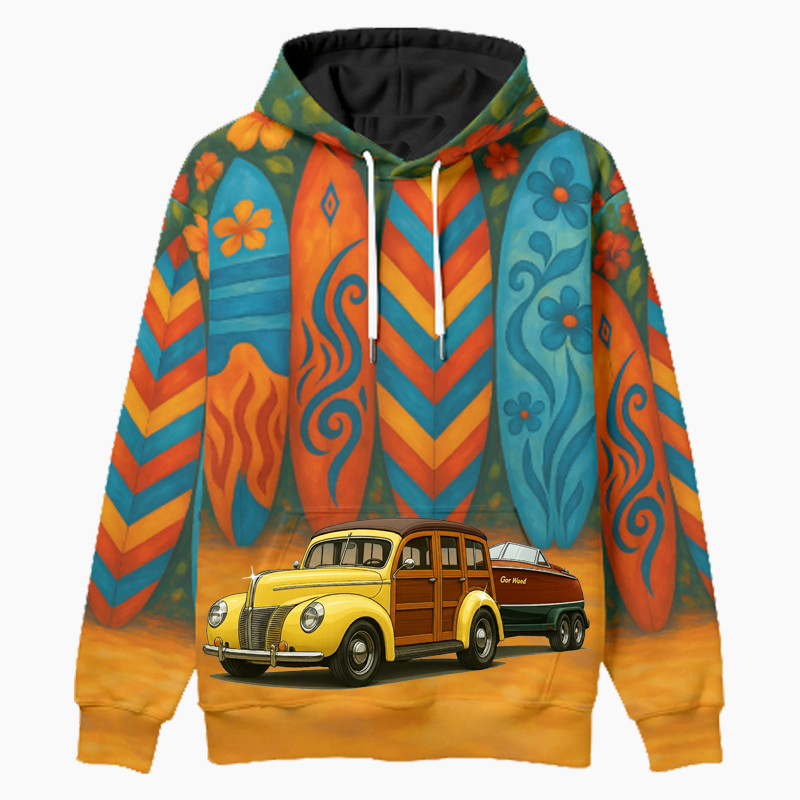 200006 (XX) Woodie Hoodie - Surfboard