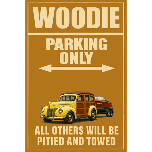 200006 (XX) Sign - Woodie Parking Only