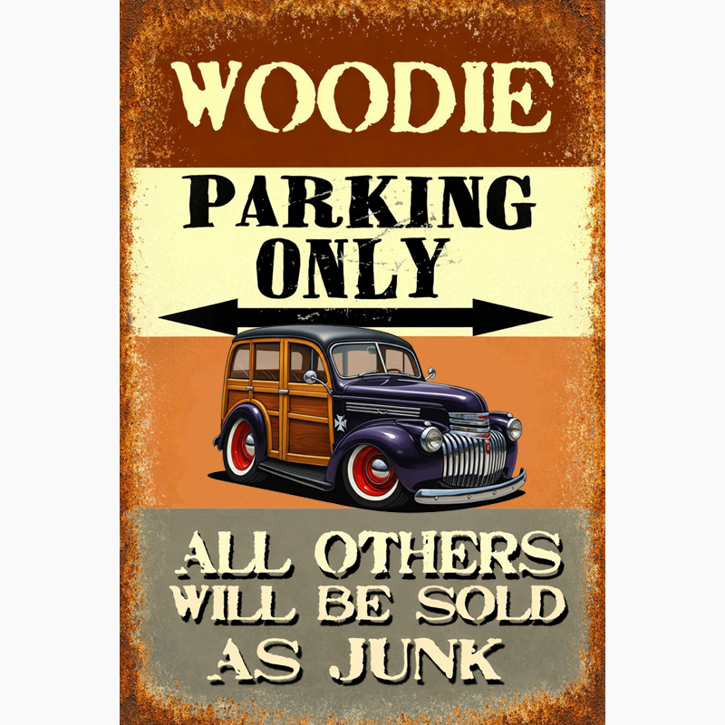 200007 (XX) Sign - Woodie Parking Only II