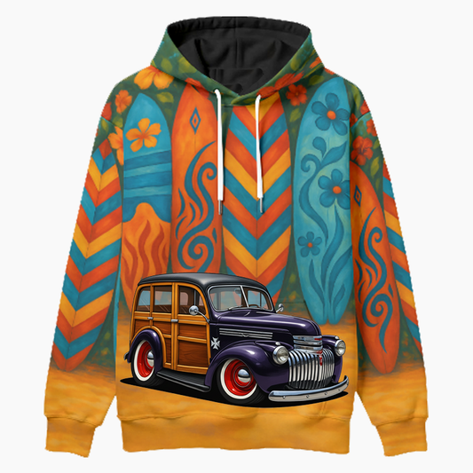 200007 (XX) Woodie Hoodie - Surfboard