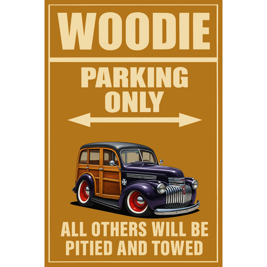 200007 (XX) Sign - Woodie Parking Only