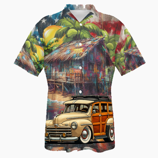 200008 (XX) Hawaiian Shirt - Patriotic