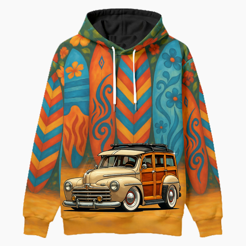200008 (XX) Woodie Hoodie - Surfboard