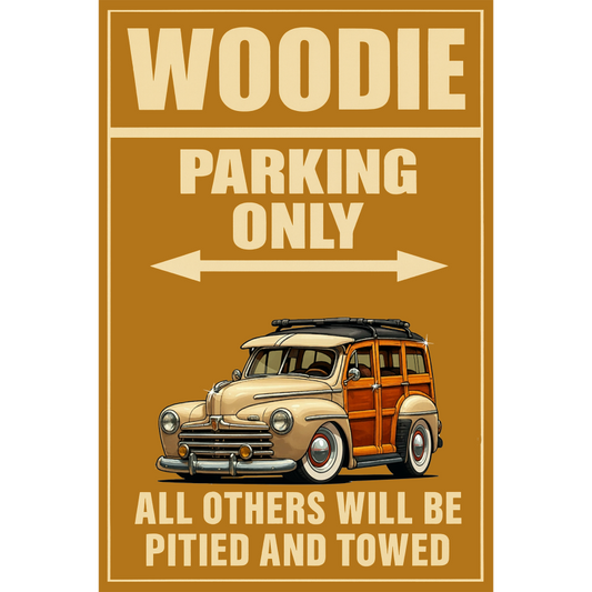 200008 (XX) Sign - Woodie Parking Only