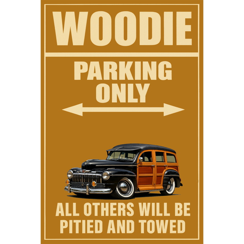 200009 (XX) Sign - Woodie Parking Only