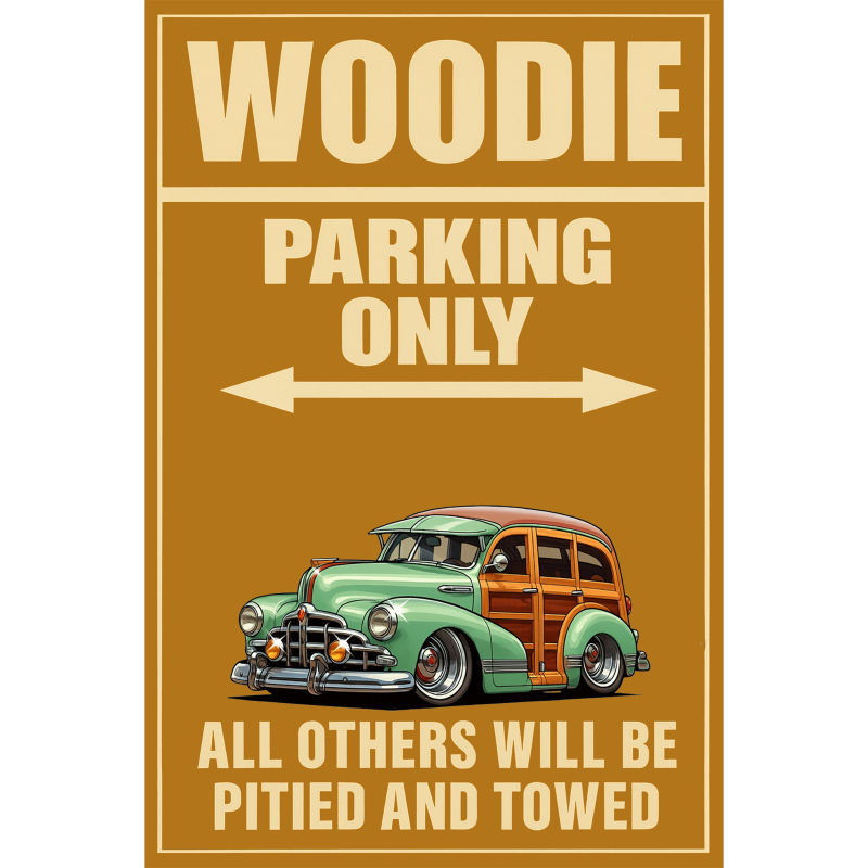 200010 (XX) Sign - Woodie Parking Only