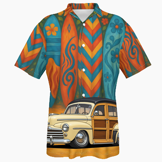 200011 (XX) Hawaiian Shirt - Surfboard