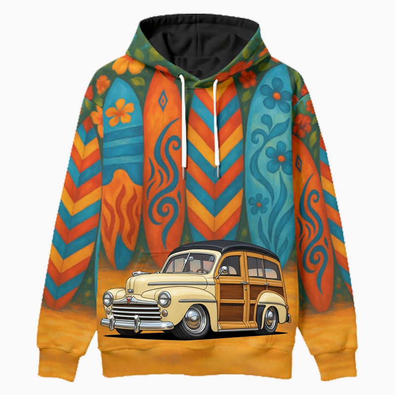 200011 (XX) Woodie Hoodie - Surfboard