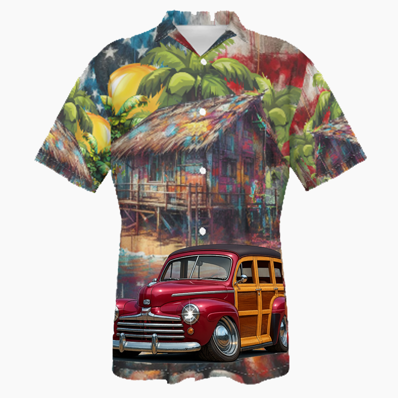 200012 (XX) Hawaiian Shirt - Patriotic