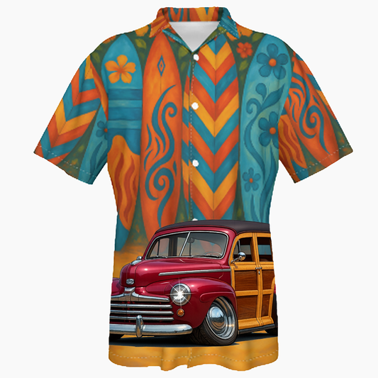 200012 (XX) Hawaiian Shirt - Surfboard