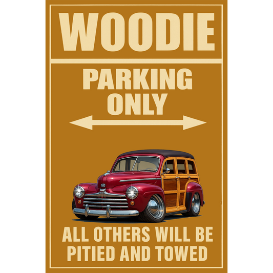200012 (XX) Sign - Woodie Parking Only