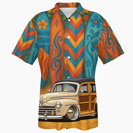 200013 (XX) Hawaiian Shirt - Surfboard