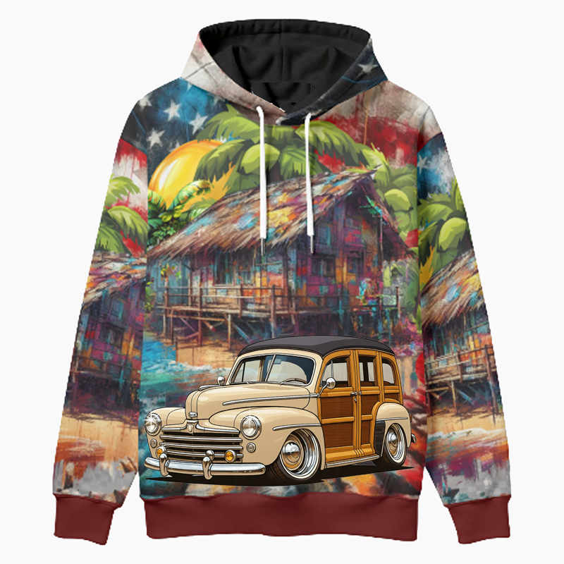 200013 (XX) Woodie Hoodie - Patriotic