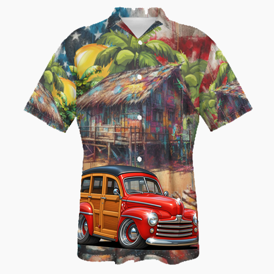 200014 (XX) Hawaiian Shirt - Patriotic