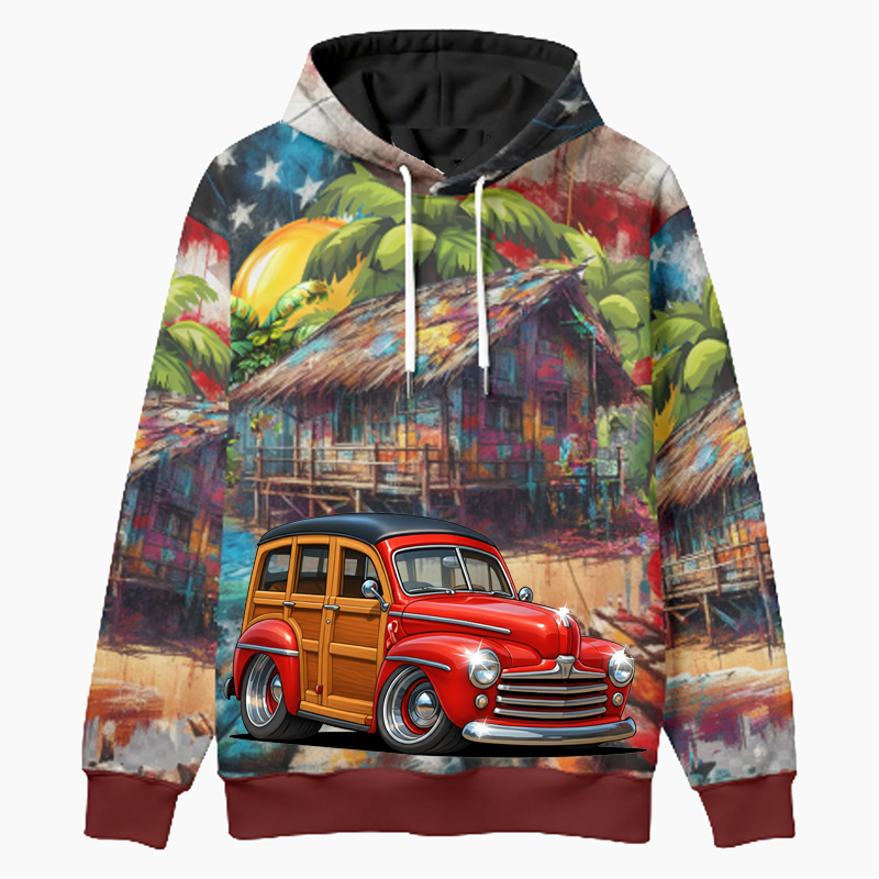 200014 (XX) Woodie Hoodie - Patriotic