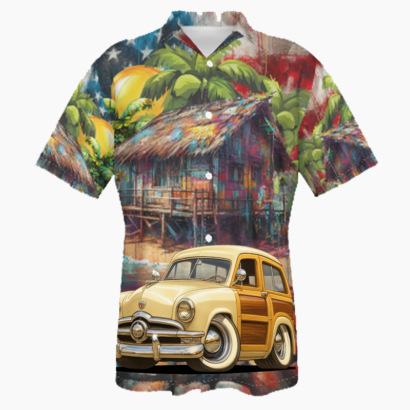 200015 (XX) Hawaiian Shirt - Patriotic