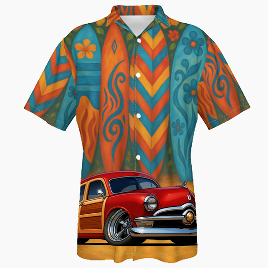 200016 (XX) Hawaiian Shirt - Surfboard