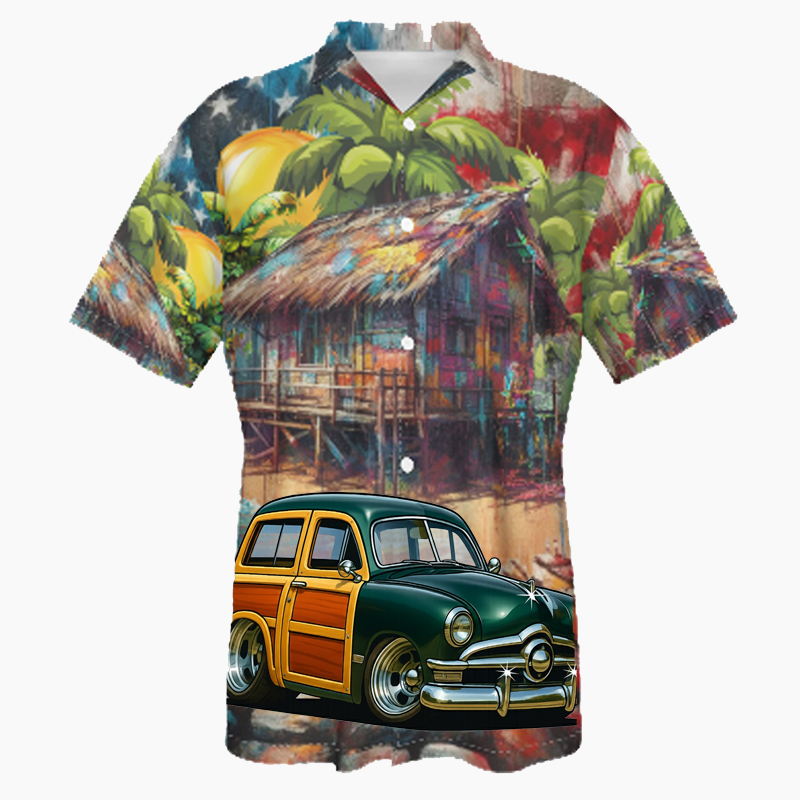 200017 (XX) Hawaiian Shirt - Patriotic