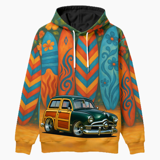 200017 (XX) Woodie Hoodie - Surfboard