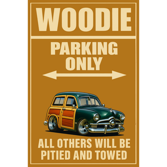 200017 (XX) Sign - Woodie Parking Only