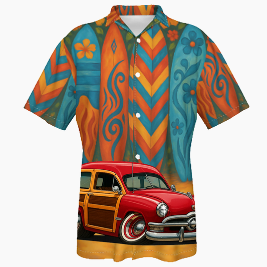 200018 (XX) Hawaiian Shirt - Surfboard