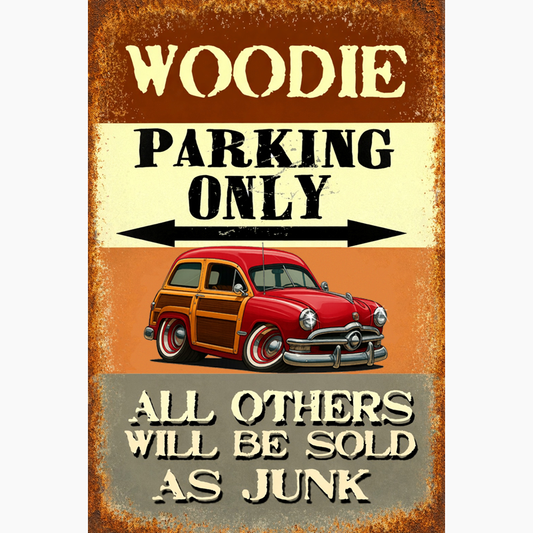 200018 (XX) Sign - Woodie Parking Only II