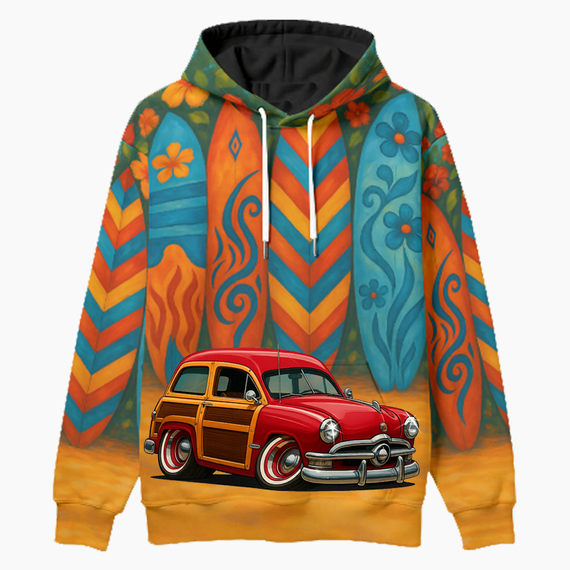200018 (XX) Woodie Hoodie - Surfboard