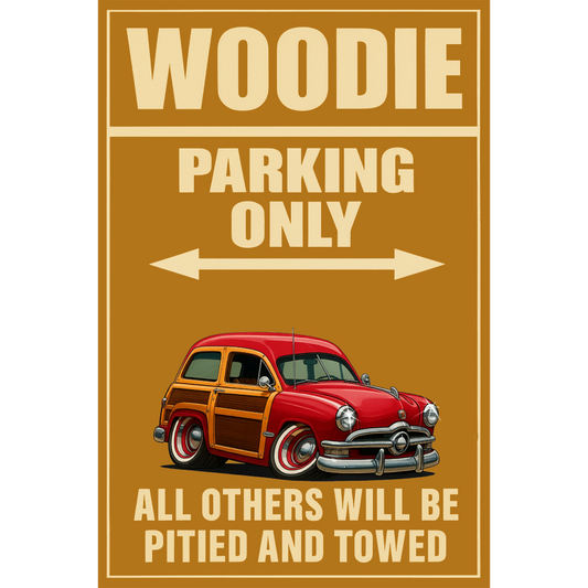 200018 (XX) Sign - Woodie Parking Only