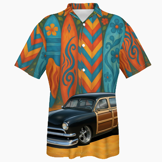 200019 (XX) Hawaiian Shirt - Surfboard
