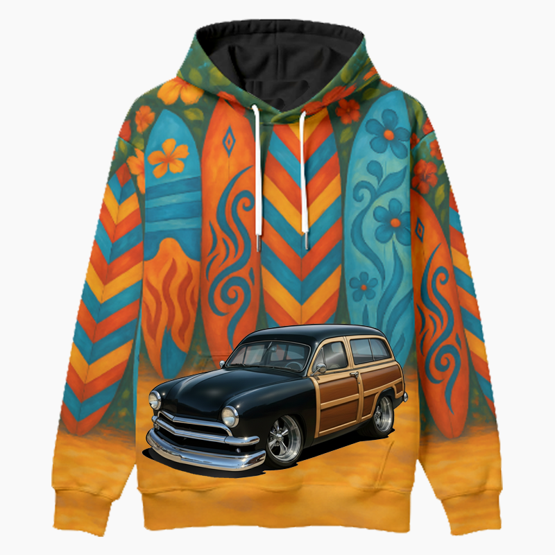 200019 (XX) Woodie Hoodie - Surfboard