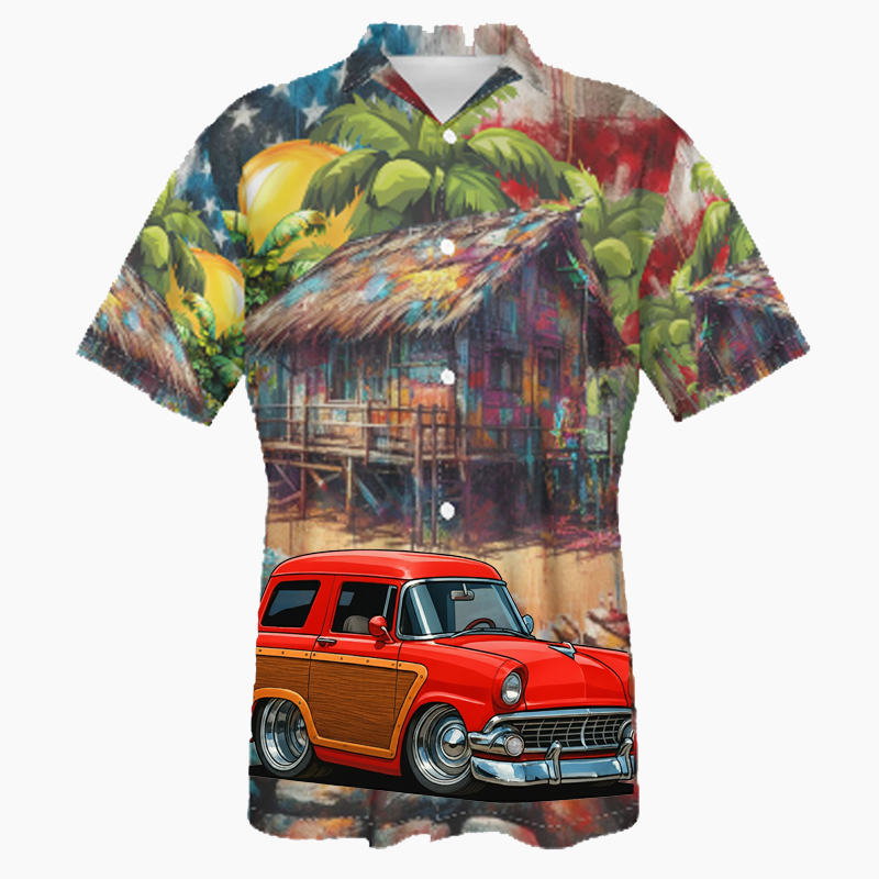 200021 (XX) Hawaiian Shirt - Patriotic