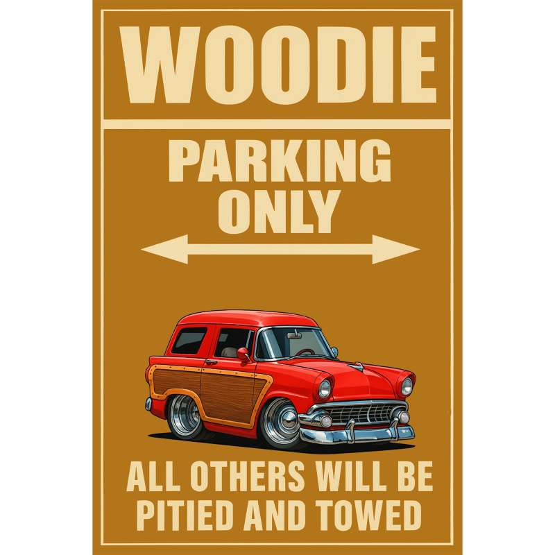 200021 (XX) Sign - Woodie Parking Only