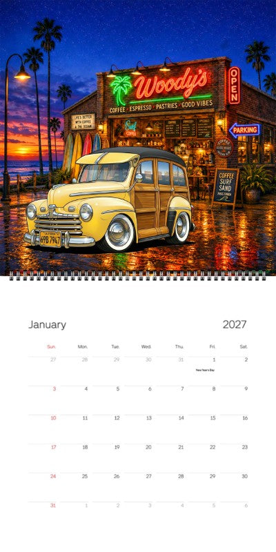 2027 Woodie Neon Calendar 69B7947-CA