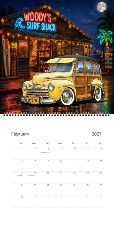 2027 Woodie Neon Calendar 69B7947-CA