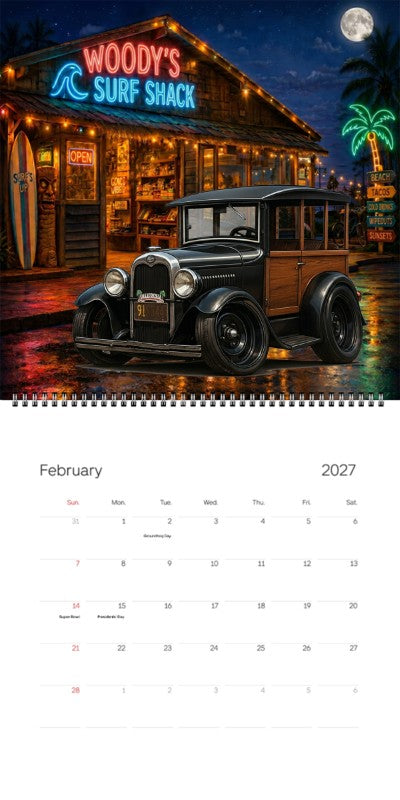 2027 Woodie Neon Calendar 916XXXX_1920-CA